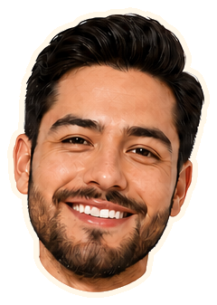 Sticker personalizado con la foto de la pareja